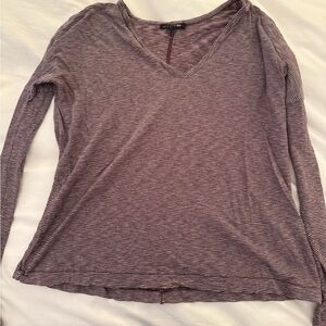 Rag & Bone Striped V-Neck T-shirt